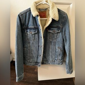Levi Sherpa Lined Denim Jacket